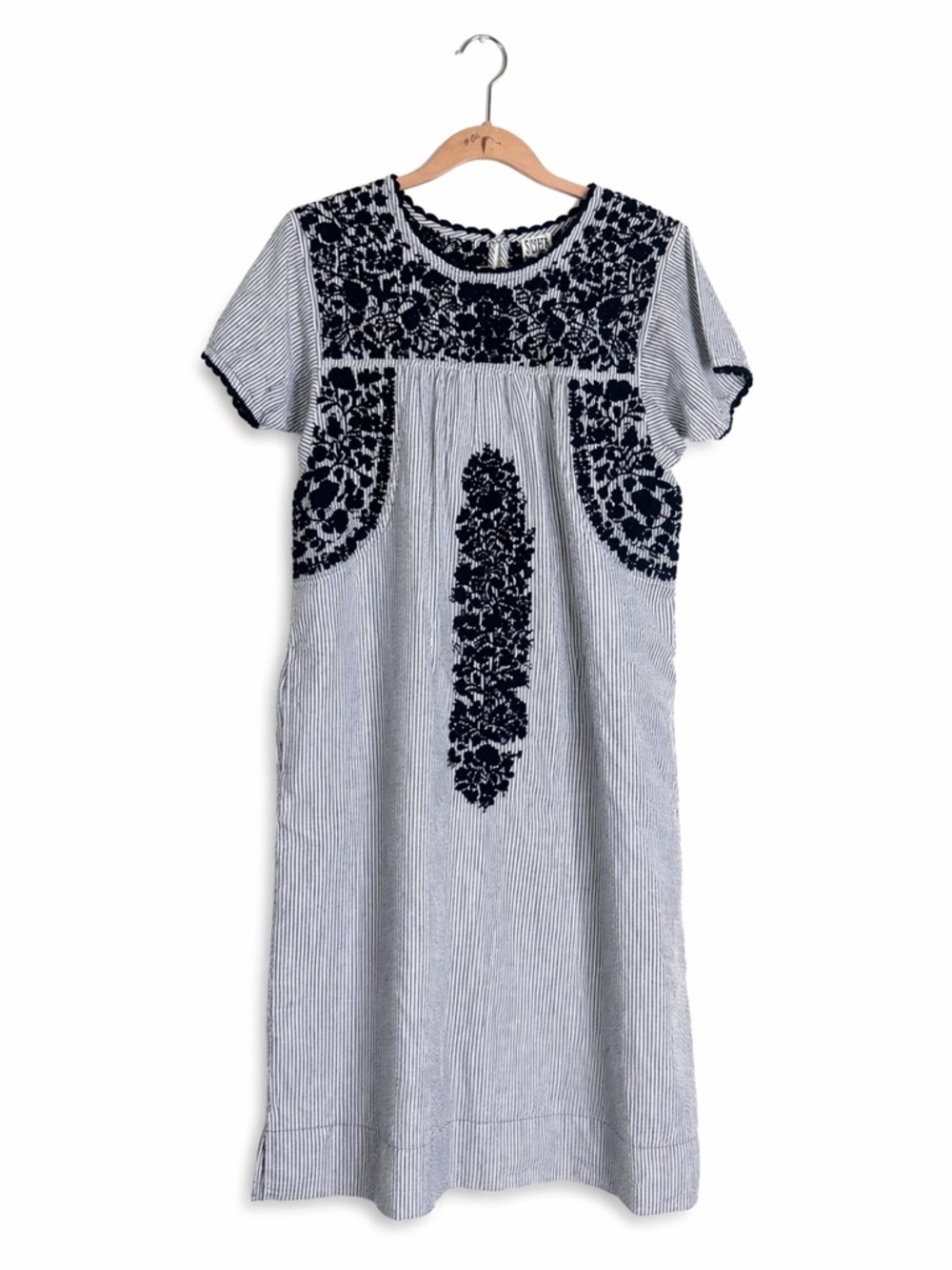 Sister Mary Floral Embroidered Midi Dress